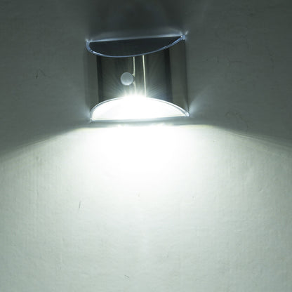 Stainless Steel Infrared Sensor Solar LED Wall Light