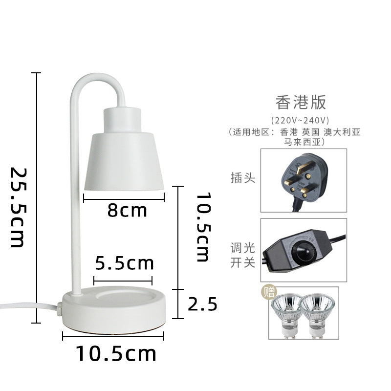 Mini Retro Aroma Wax Melter Lamp with Romantic Design