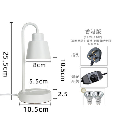 Mini Retro Aroma Wax Melter Lamp with Romantic Design