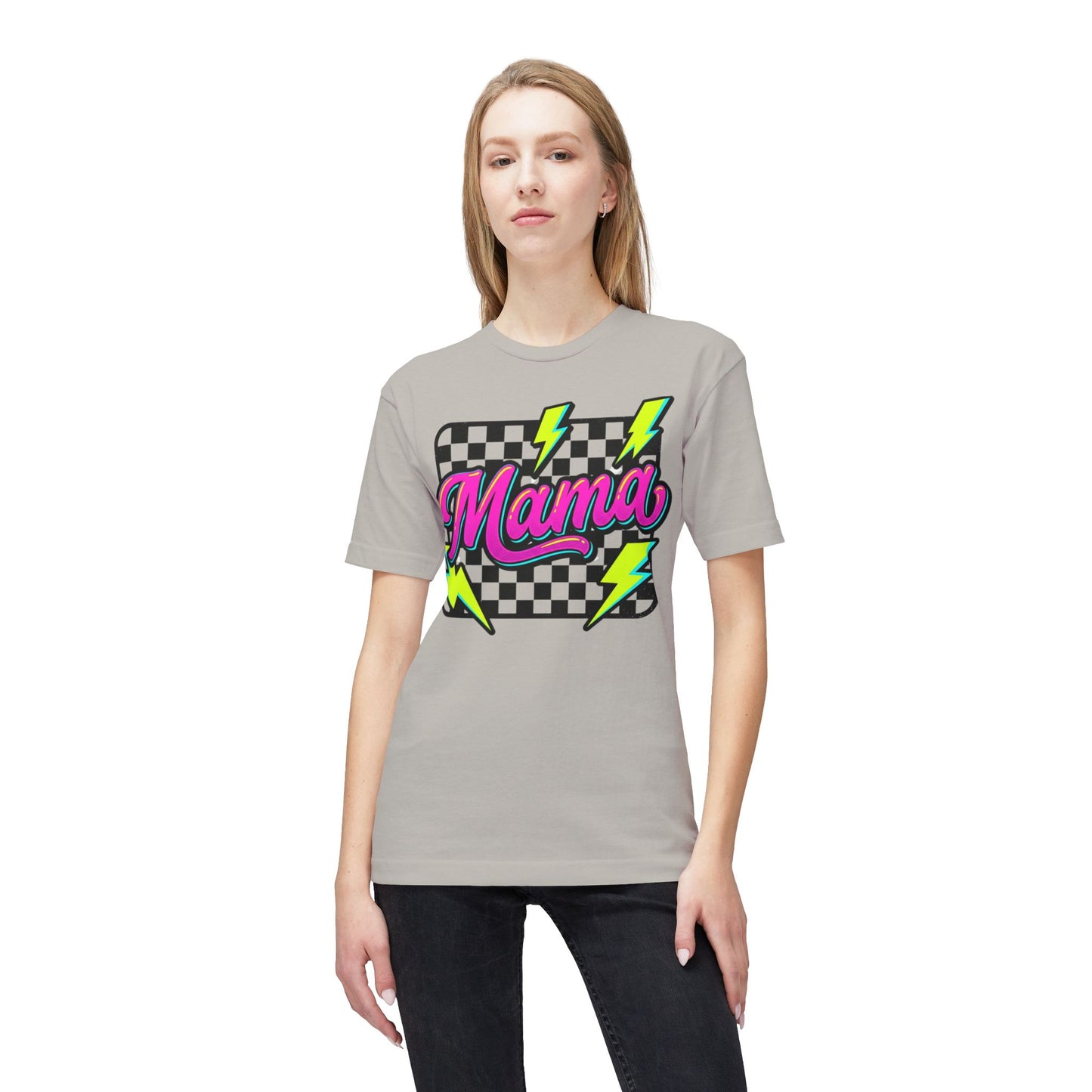Mama Retro Neon Graphic T-Shirt