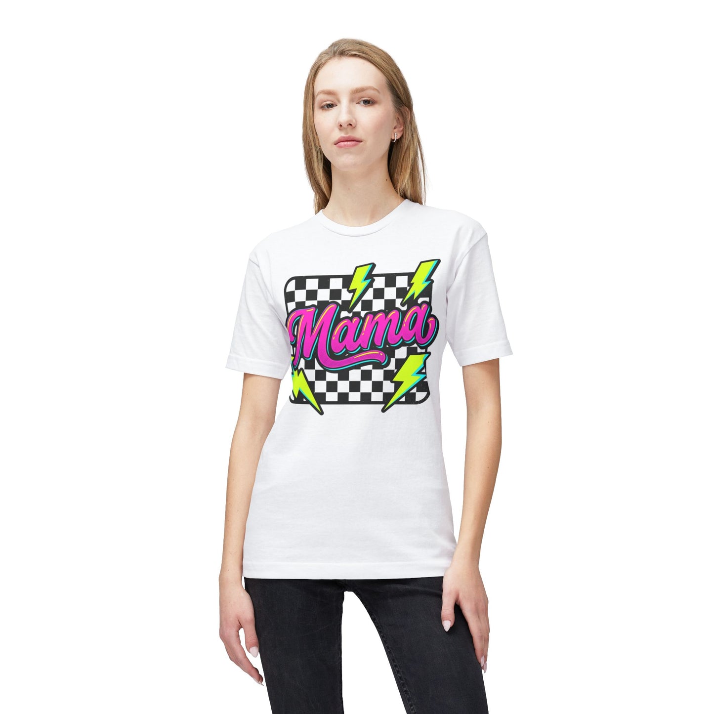 Mama Retro Neon Graphic T-Shirt