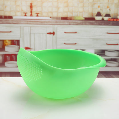 Thickened Rice Washing Bowl and Vegetable Strainer