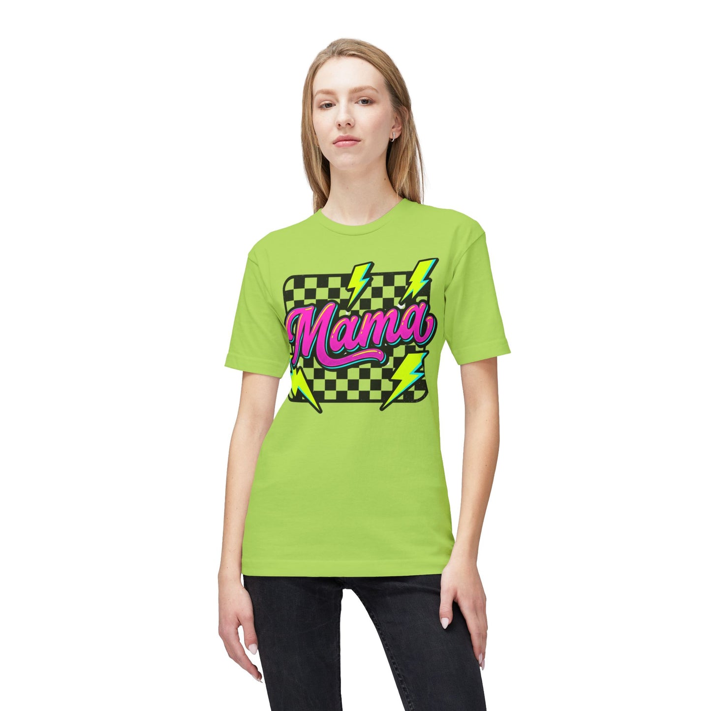 Mama Retro Neon Graphic T-Shirt