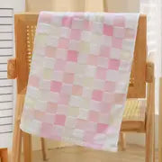 Color Grid Cotton Hand Towel