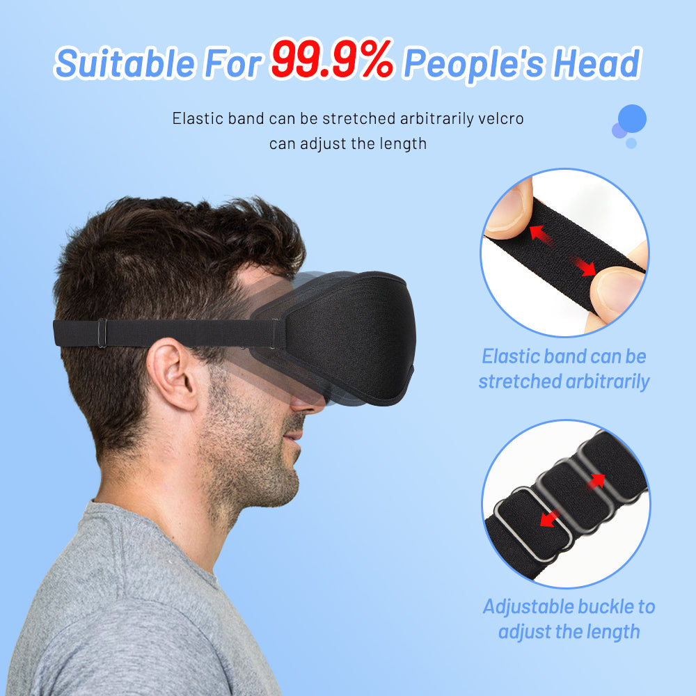 Contoured Memory Foam Sleep Sleep Mask