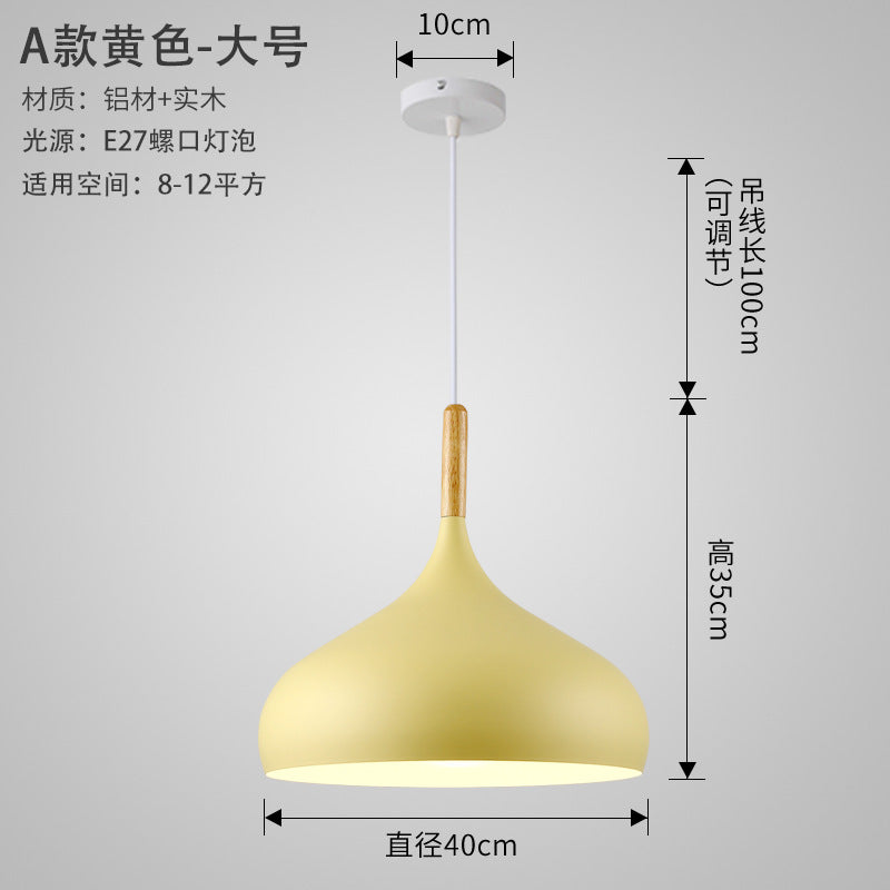 Nordic Style Vintage Restaurant Pendant Light Fixture