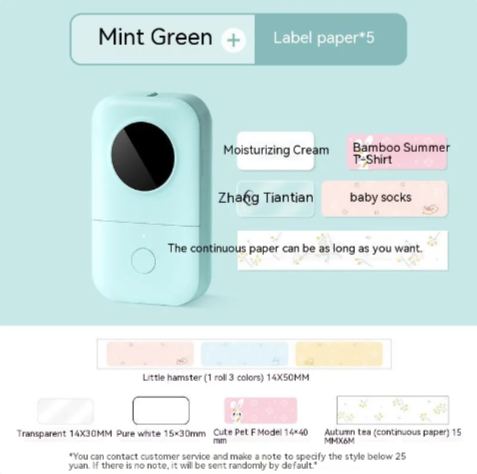 SmartPrint Mini: Household Thermal Label Printer