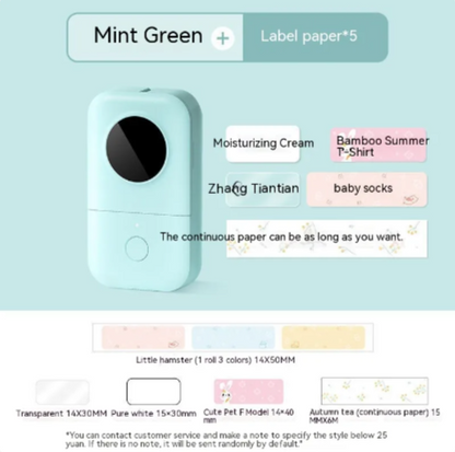 SmartPrint Mini: Household Thermal Label Printer