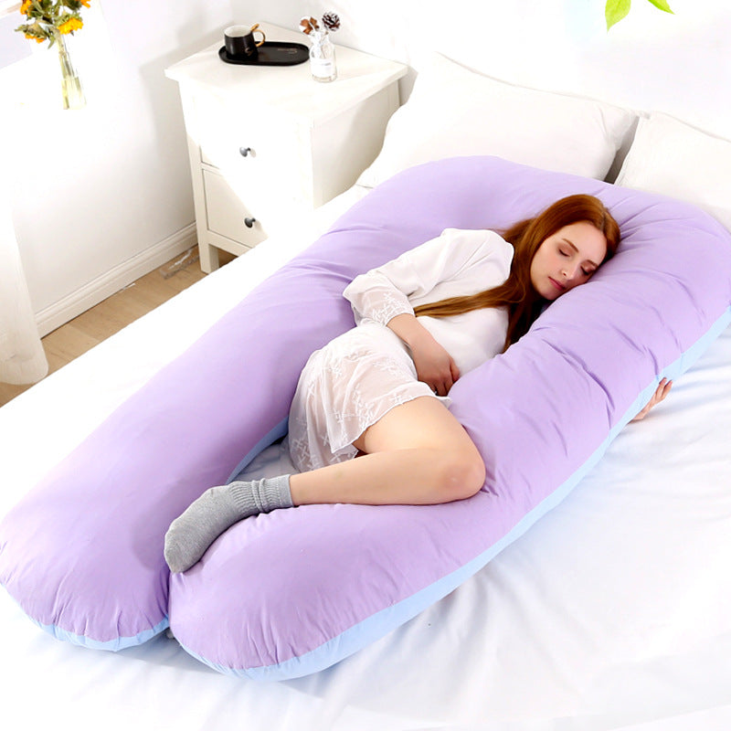 U-shaped Color Matching Pregnancy Support Pillow