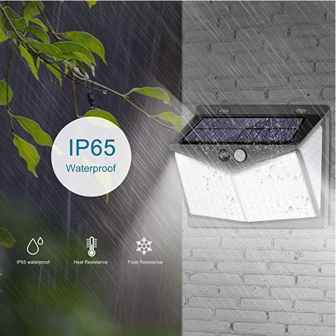 Solar Wall Light with Infrared Motion Sensor for Outdoors