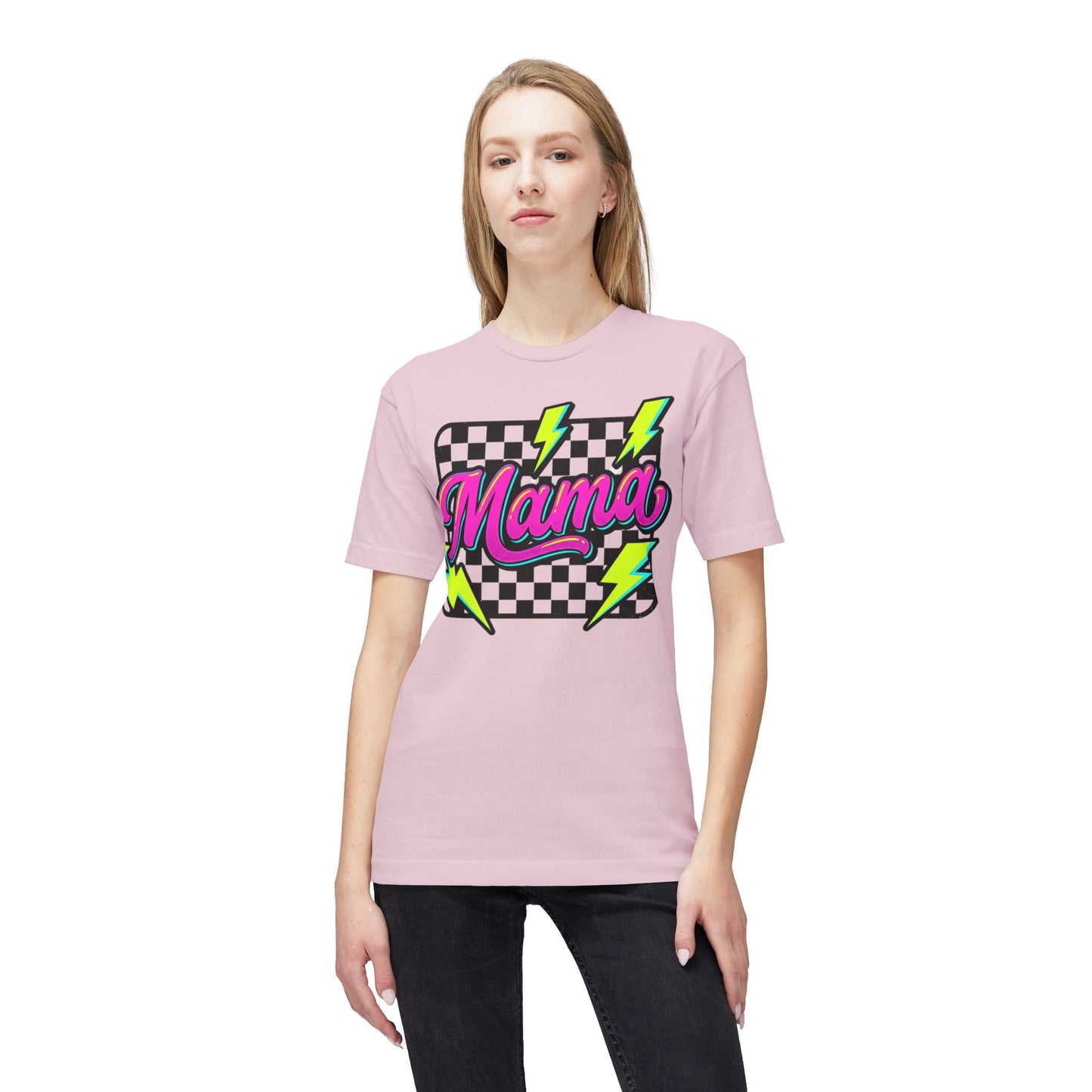 Mama Retro Neon Graphic T-Shirt