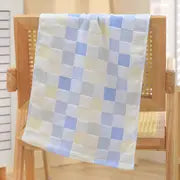 Color Grid Cotton Hand Towel