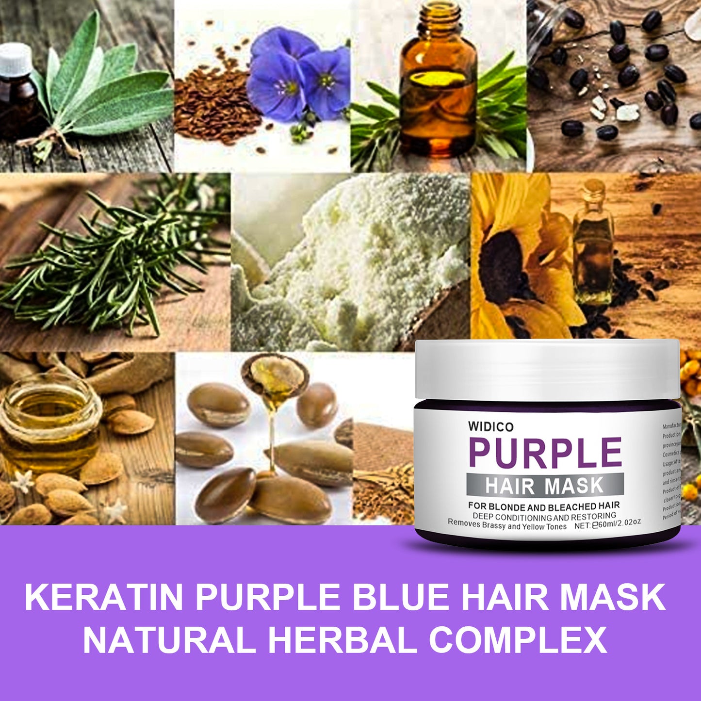 Purple Toning Shampoo for Blonde & Gray Hair