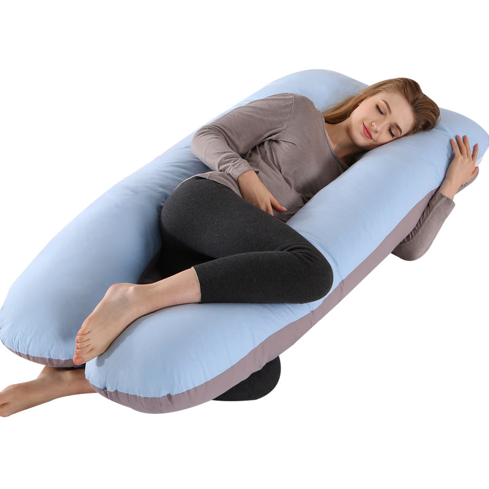 U-shaped Color Matching Pregnancy Support Pillow