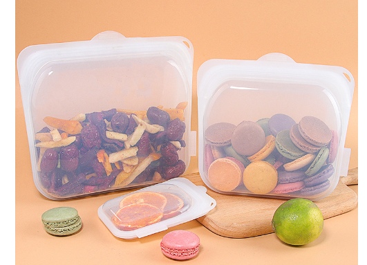 Eco-Friendly Silicone Food Storage Bags - Large Capacity