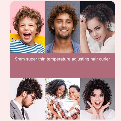 Professional Ceramic 9mm Curling Iron with LCD Display
