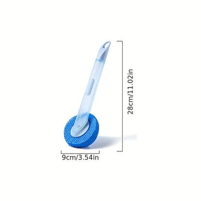 Long Handle Liquid-Filled Pot Brush with Removable Head