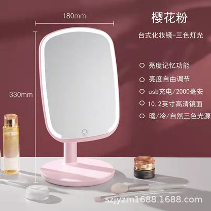 New LED Makeup Mirror with Three Color Lighting
