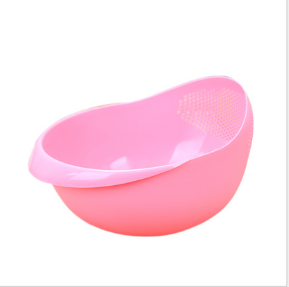 Thickened Rice Washing Bowl and Vegetable Strainer