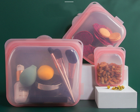 Eco-Friendly Silicone Food Storage Bags - Large Capacity