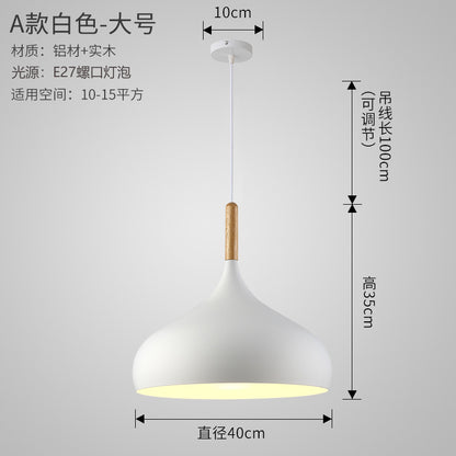 Nordic Style Vintage Restaurant Pendant Light Fixture