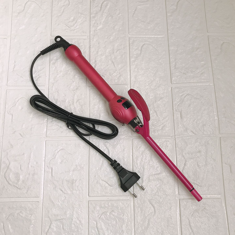 Professional Ceramic 9mm Curling Iron with LCD Display