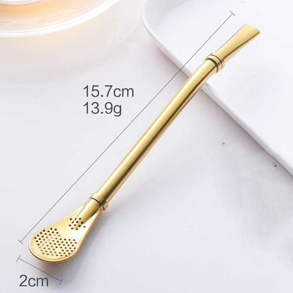 Coffee Stirring Spoon and Juice Dripping Filter