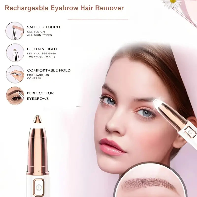 Precision Eyebrow Hair Remover Device