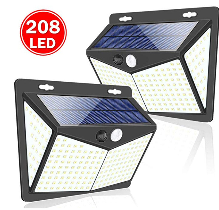 Solar Wall Light with Infrared Motion Sensor for Outdoors