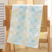 Color Grid Cotton Hand Towel
