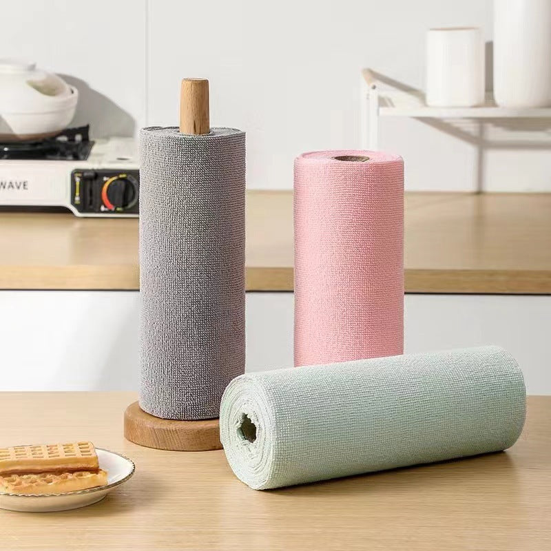Cross-Border Ultra-Fine Fiber Tearable Towel Roll