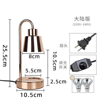Mini Retro Aroma Wax Melter Lamp with Romantic Design