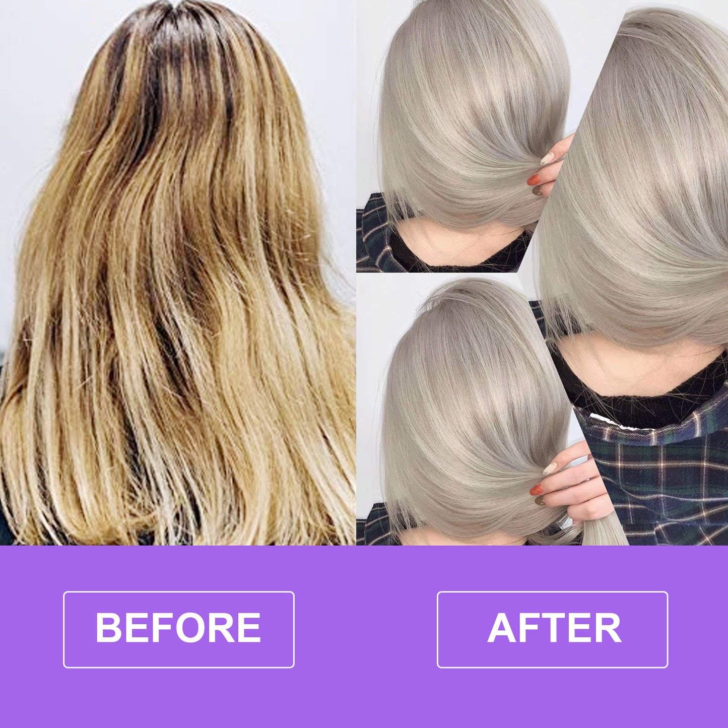 Purple Toning Shampoo for Blonde & Gray Hair