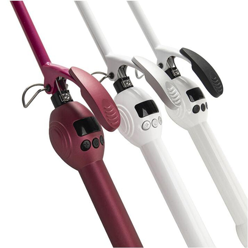 Professional Ceramic 9mm Curling Iron with LCD Display