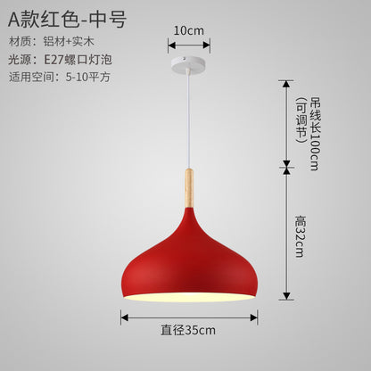 Nordic Style Vintage Restaurant Pendant Light Fixture