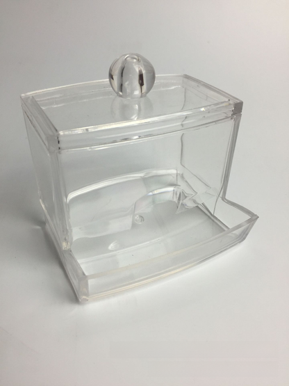 Transparent Acrylic Cotton Swab and Makeup Storage Box