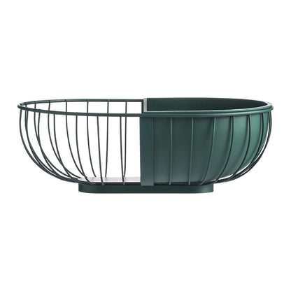 3S31 Luxurious Glass Cup Holder with Draining Tray